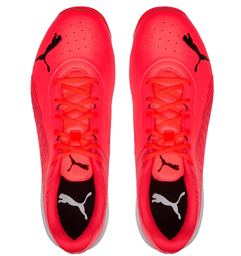 PUMA 22 FH Rubber Poppy Red Cricket Shoes