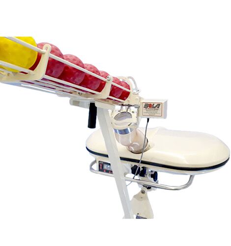 BOLA Balls installed on Professional Cricket Bowling Machine