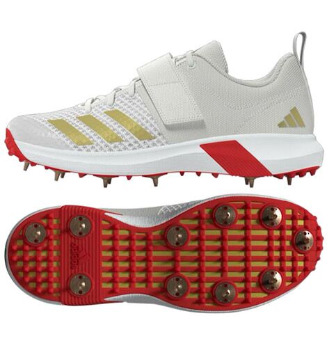 Adidas Adipower Vector Gold Met Cricket Shoes