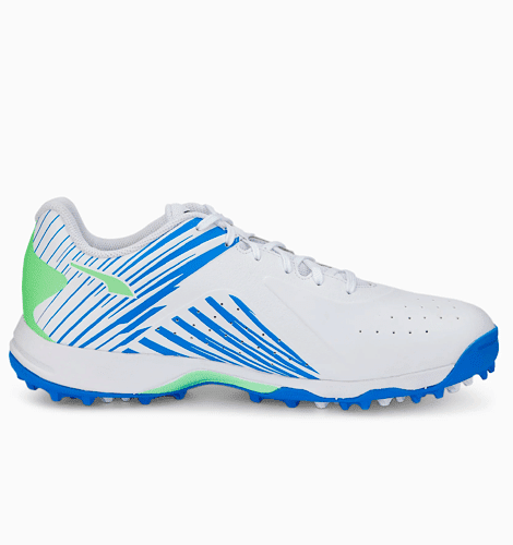 Puma White-Puma Black-Bluemazing Cricket Shoes