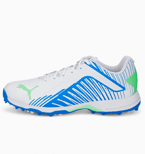 Puma White-Puma Black-Bluemazing Cricket Shoes