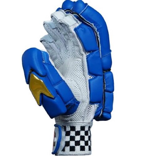 Gray Nicolls Gold Edition Blue Batting Gloves