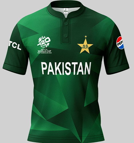 Pakistan Matrix T20 World Cup Cricket Jersey