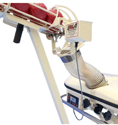 BOLA Balls installed on Professional Cricket Bowling Machine