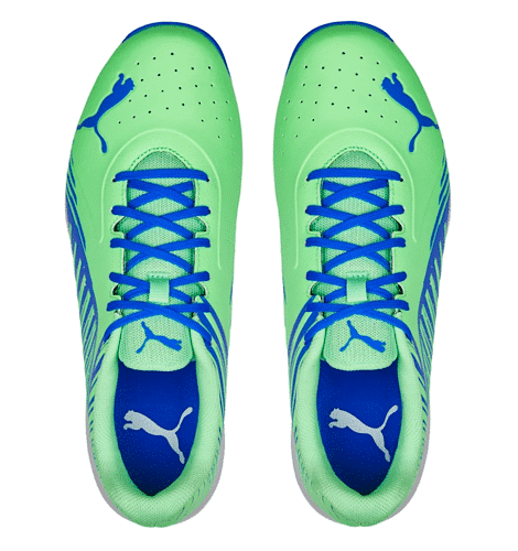 PUMA 22 FH Rubber Elektro Green Cricket shoes