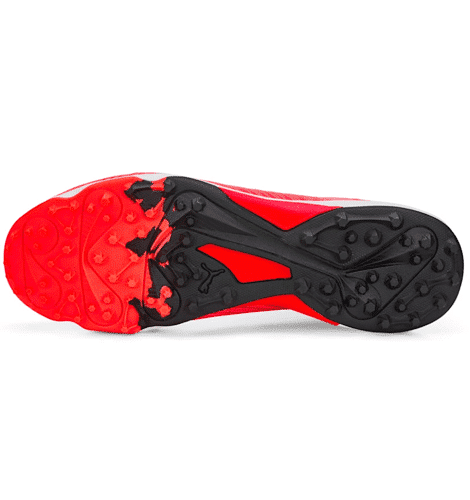 PUMA 22 FH Rubber Poppy Red Cricket Shoes