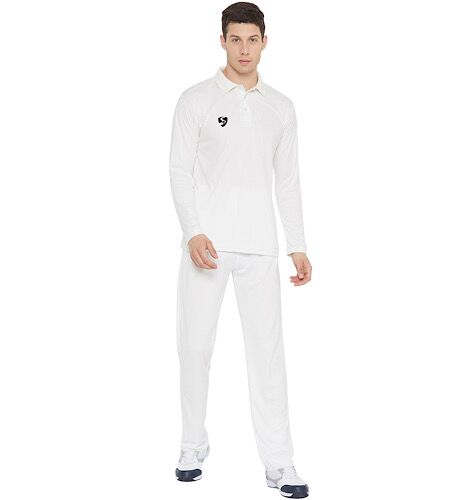 SG Club Full Sleeve Combo Cricket Whites