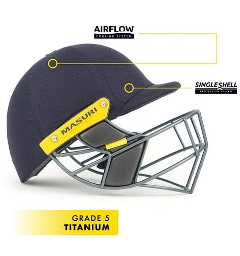 Masuri T Line Titanium Helmet