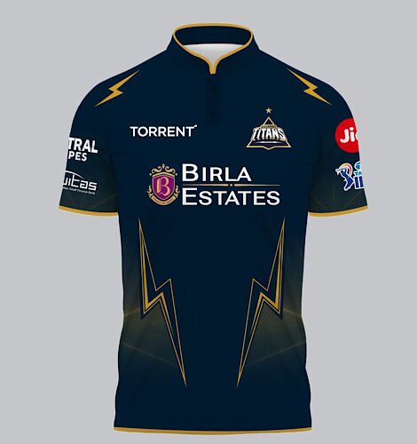 Gujarat Titans Official Match Edition Half Sleeve Jersey