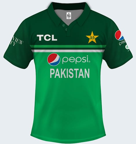 Pakistan Cricket ODI Fan Jersey