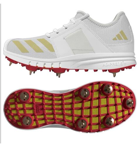 Adidas Howzat Gold Met Cricket Shoes